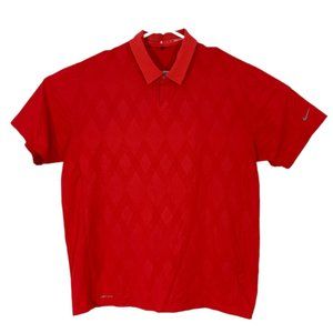 Nike Tiger Woods Collection Polo Shirt XL Red